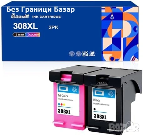 Нови 308XL мастилени касети за HP Envy DeskJet черна + цветна Тонер мастило принтер