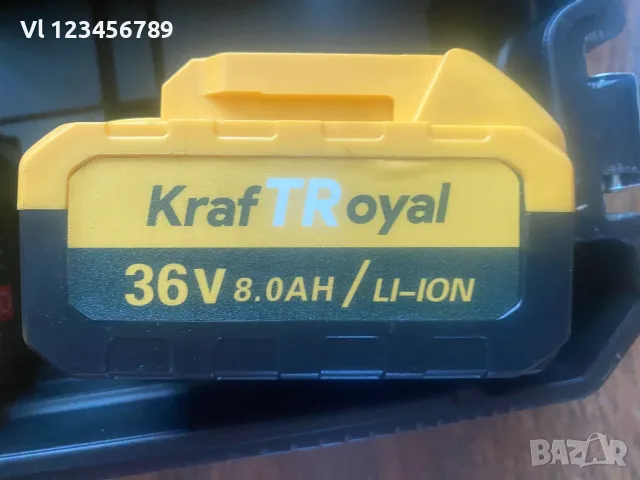 Акумулаторен Ударен Гайковерт KRAFT ROYAL 36V,8Ah + 35 Части, снимка 4 - Винтоверти - 55402759