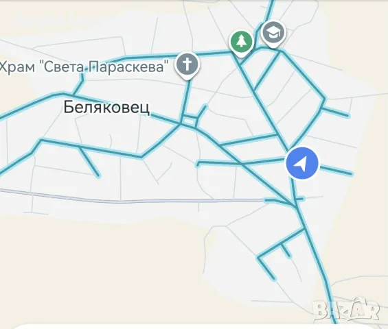 Парцел в регулация в с.Беляковец 