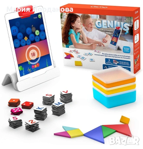 Osmo Genius Starter Kit (във френската си версия – Coffret Complet). 