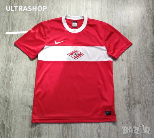 Nike Оригинална фланелка на Спартак Москва 2011/12 Home Kit ✅Размер: М , снимка 3 - Тениски - 55640883