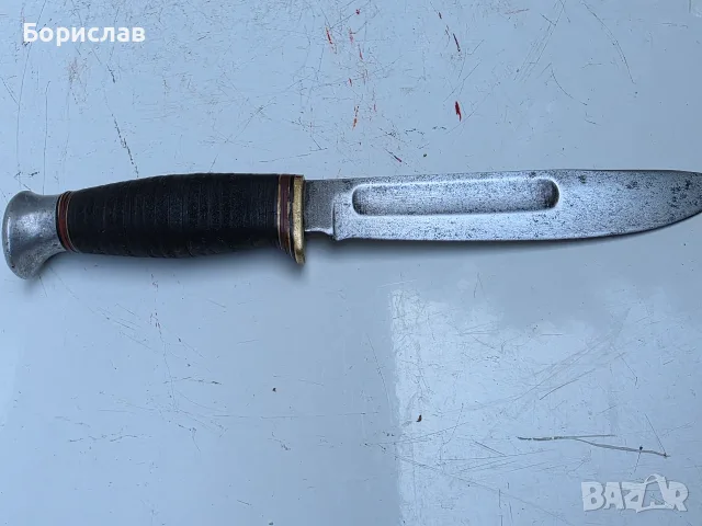 Винтидж ловен нож J.A. Hellberg, снимка 6 - Ножове - 55607426