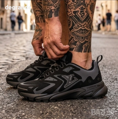 👟Louis Vuitton Runner Tatic Sneaker Черно