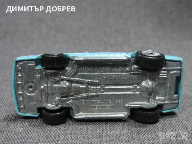 СТАРА РЕТРО МЕТАЛНА КОЛИЧКА HOT WHEELS BLOWN CAMARO Z28, снимка 6 - Колекции - 55428350