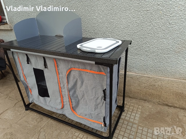 Голяма преносима кухня за къмпинг с мивка GOCAMPY , снимка 3 - Къмпинг мебели - 54809474