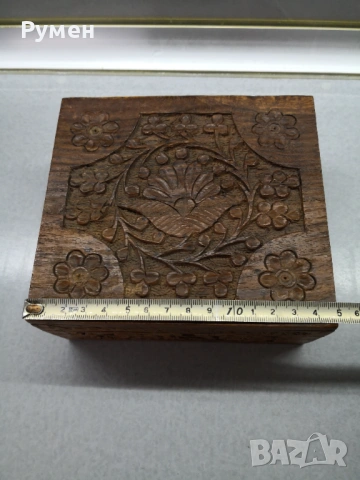 Кутия дърворезба за бижута и дребни вещи , снимка 3 - Декорация за дома - 54234268