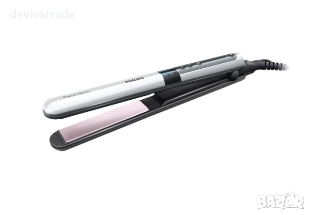 Преса за коса Philips HP8361/00, 230 градуса, LCD, Йонизиране, Керамични плочи с кератиново покритие, снимка 2 - Преси за коса - 54687968