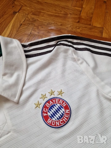 Страхотна мъжка футболна тениска ADIDAS BAYERN MUNCHEN , размер XL , сезон 2012 / 2013 , снимка 4 - Тениски - 54548476