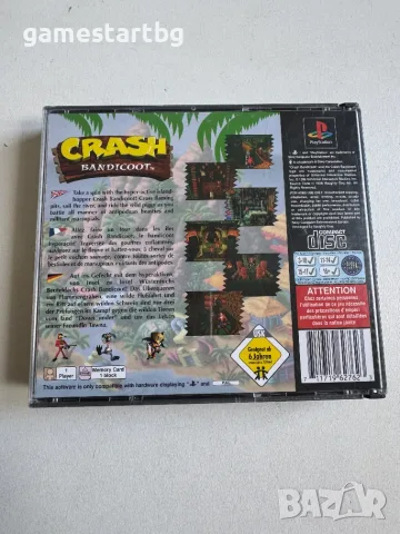 Crash Bandicoot за PS1, снимка 2 - Игри за PlayStation - 55421306