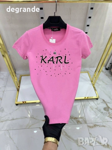 💫Дамски Тениски 💫Gucci 💫Guess 💫Tommy 💫Karl Lagerfeld 💫Лого Бродерия, снимка 2 - Тениски - 54975692