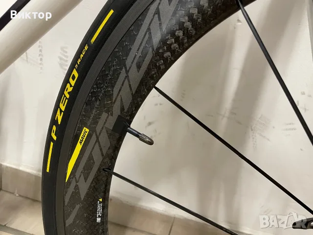 Шосеен велосипед Look 795 Blade RS (Размер S) – Sram Red 2x10 + Quarq + Mavic Comete 60мм, снимка 10 - Велосипеди - 55692869