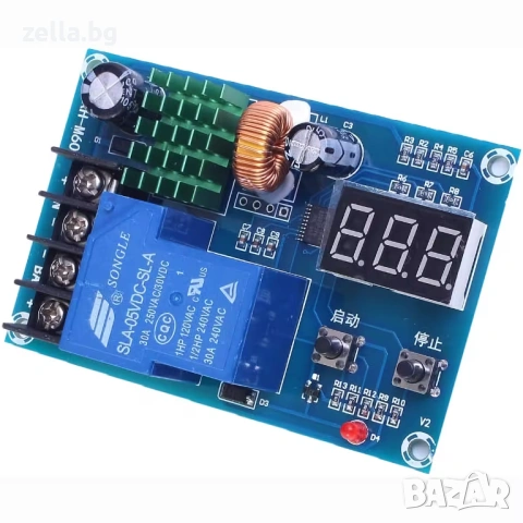 Соларен контролер XH-M604 12V-60V 30A PWM | Регулатор за зареждане на батерии за каравани 10079, снимка 10 - Друга електроника - 54656973