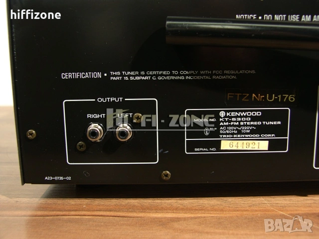 Тунер Kenwood kt-5300, снимка 8 - Аудиосистеми - 54954674