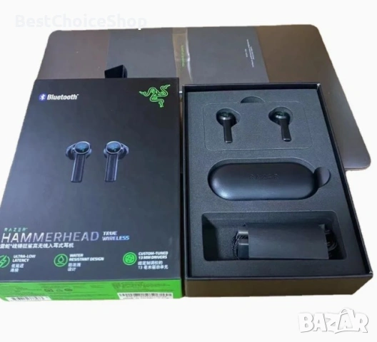 Слушалки Gaming Безжични Razeр Hammerhead True Wireless. Bluetooth, снимка 6 - Слушалки, hands-free - 55142014