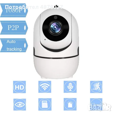 Wi-fi камера с облак, снимка 4 - Други - 55416407