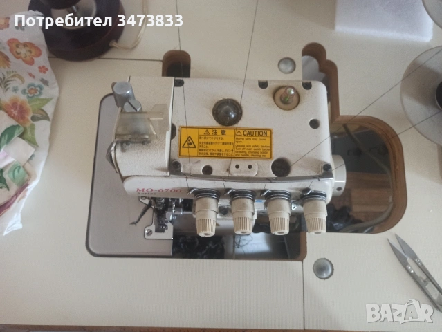 Професионален 4-конечен оверлог JUKI MO-6714S – МОНОФАЗЕН/ТРИФАЗЕН за дебели платове, снимка 2 - Други машини и части - 55072860