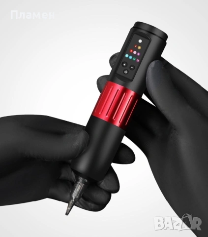 Безжична тату машинка (Tattoo Pen) – Пълен комплект за начинаещи и напреднали, снимка 3 - Друга електроника - 54527265
