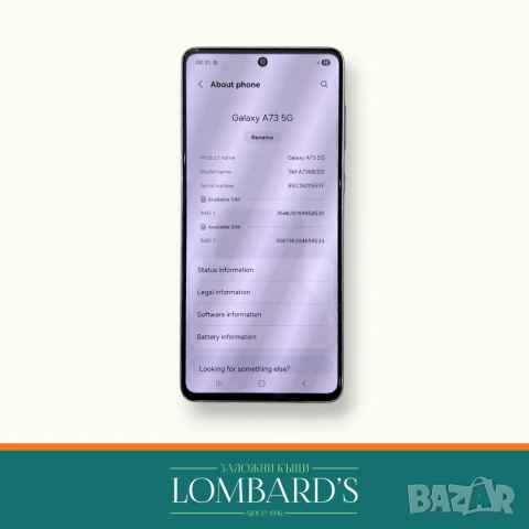 Samsung A73 5G 256 GB 8 RAM , N: 81393, снимка 3 - Samsung - 55013505