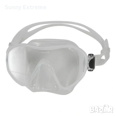 Маска Aropec Frameless с цяло стъкло и черен силикон HF19FB, снимка 3 - Водни спортове - 33423313