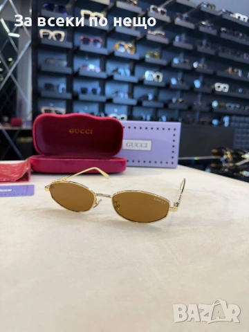 Gucci Слънчеви Очила С UV400 Гучи С ПОДАРЪК🎁Калъф И Кутия - Различни Цветове Код SK1510