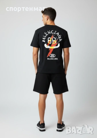 СКОРО Летен мъжки комплект BALENCIAGA / NIKE, снимка 8 - Спортни дрехи, екипи - 48044224