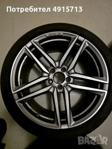 Оригинални Mercedes AMG джанти с гуми, снимка 3 - Гуми и джанти - 55624202