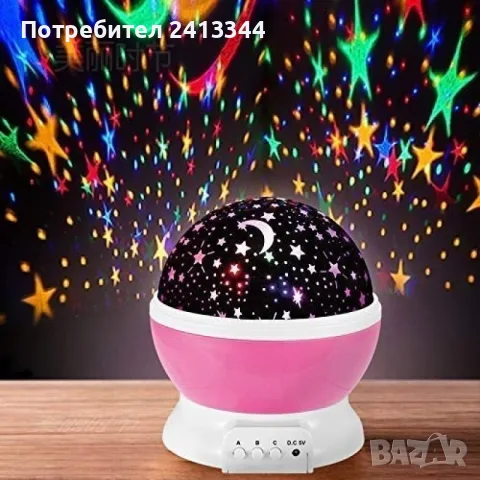 Детска нощна лампа , снимка 3 - Детски нощни лампи - 55677697