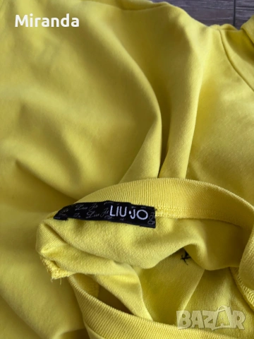 Liu Jo жълт топ S, снимка 5 - Тениски - 55156970