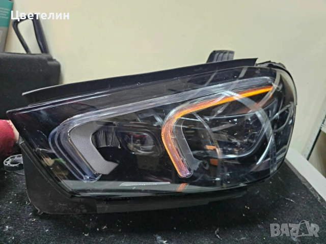 Ляв фар Mercedes GLE W167 Multibeam lqv far мерцедес 167 мултибим, снимка 5 - Части - 54429881