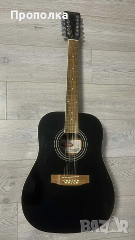 Акустична китара 12-струнна Stagg SW205/12BK 