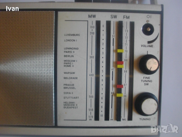 СЪВЕТСКИ РУСКИ РАДИОПРИЕМНИК ОТ 70-те ГОДИНИ SOKOL 308 FM-AM КОЛЕКЦИОНЕРСКИ В ОТЛИЧНО СЪСТОЯНИЕ, снимка 5 - Радиокасетофони, транзистори - 55128413