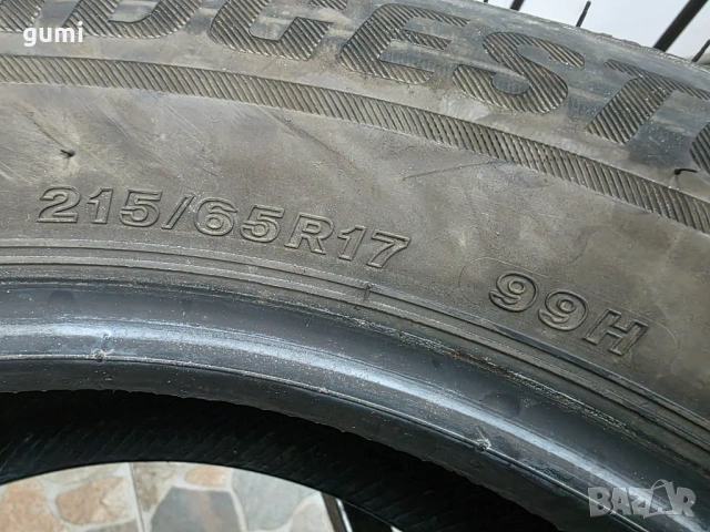 1бр зимна гума 215/65/17 BRIDGESTONE L05725 , снимка 3 - Гуми и джанти - 54640337