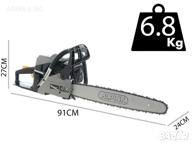 Бензинова резачка Alpina ACS 50 49.3 см³ с шина 50 см, снимка 2 - Други инструменти - 55375951