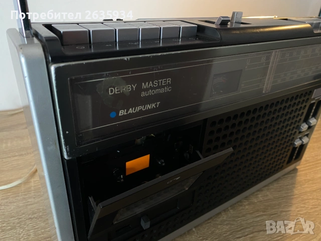 Радиокасетофон моно Blaupunkt Derby, снимка 4 - Радиокасетофони, транзистори - 54606228