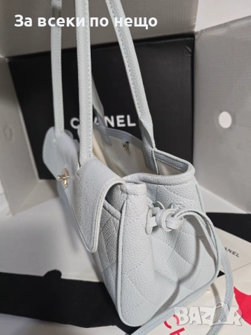 Chanel 26S Baguette Дамска Бяла Чанта Код Brand Luxury Fashion, снимка 9 - Чанти - 54952960