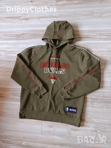 Оригинален мъжки суичър Boss x Chicago Bulls NBA, снимка 2 - Суичъри - 55703519