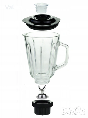 Блендер Esperanza, 500W, 1.5л., Стъклена кана, Инокс черен, снимка 3 - Блендери - 54875394