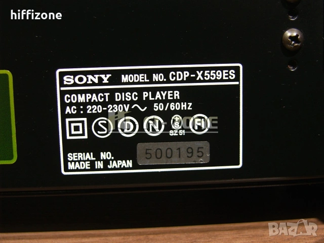 CD плеър   Sony cdp-x559es , снимка 9 - Ресийвъри, усилватели, смесителни пултове - 54215181