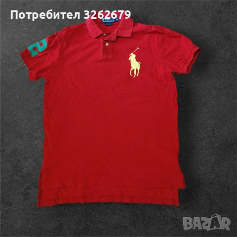 Ralph Lauren оригинална тениска размер М , снимка 3 - Блузи - 54407731