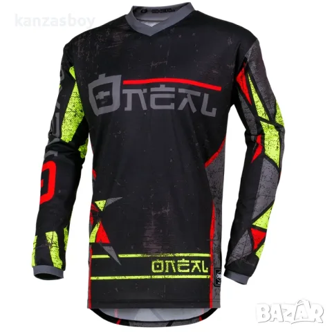 O`NEAL ELEMENT ZEN NEON YELLOW - мъжка мотокрос блуза р-р М 