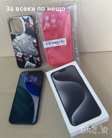 Iphone 15 pro max 256GB , ЛИЧНО ПРЕДАВАНЕ! Айфон 15 про макс, снимка 3 - Apple iPhone - 55430876