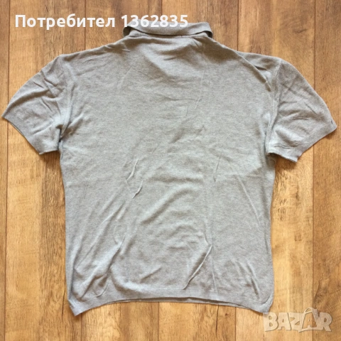 НОВА оригинална светло сива поло тениска с яка ERMENEGILDO ZEGNA размер M/50 от Италия, снимка 7 - Тениски - 54864409
