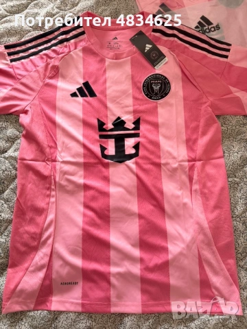 Тениска Adidas Inter Miami 25/26 Home Jersey размер M, снимка 2 - Тениски - 54634082