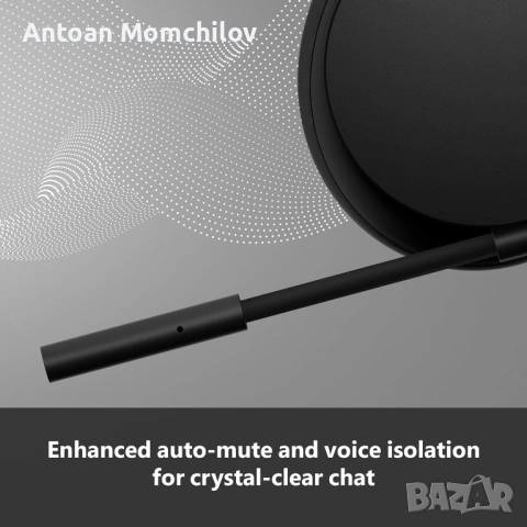 Безжични слушалки Xbox Wireless Headset Carbon Black, снимка 5 - Bluetooth слушалки - 54860644