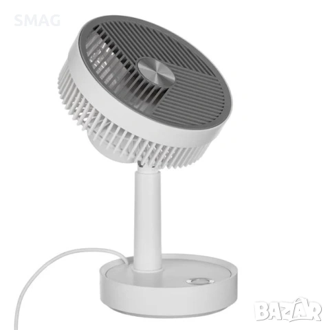 USB вентилатор бял/сив Ø13 см, 3 скорости, нов_1235817, снимка 3 - Вентилатори - 54514969