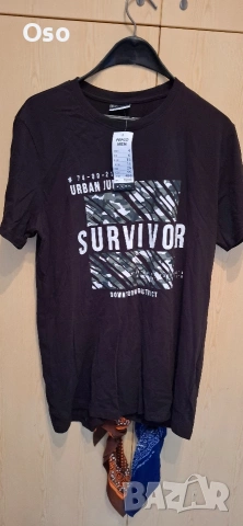 Голям мъжки лот 11 части – тениски, блуза и потници (Основно XL / 2XL) – 100% памук