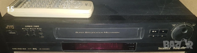 SVHS JVC HiFi видеорекордер + JVC Телевизор 53см + JVC нова касета, снимка 2 - Плейъри, домашно кино, прожектори - 48045659