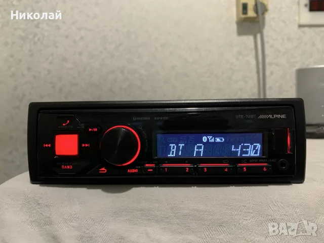 Авто радио Alpine Bluetooth, снимка 3 - Аксесоари и консумативи - 55468264