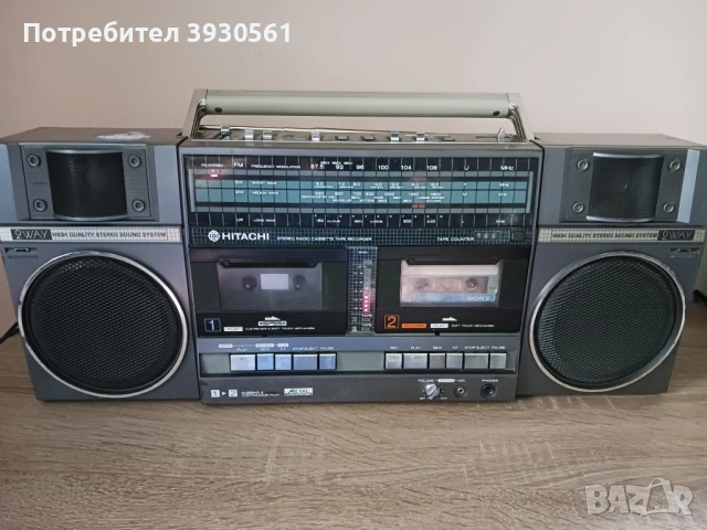 Радиокасетофон hitachi trk-w55e