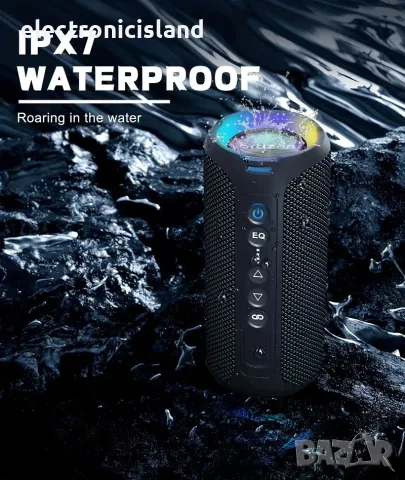 Чисто нова преносимa Bluetooth колонка Ortizan X8 Pro с 40W стерео звук, SD карта, AUX, снимка 7 - Bluetooth тонколони - 55672190